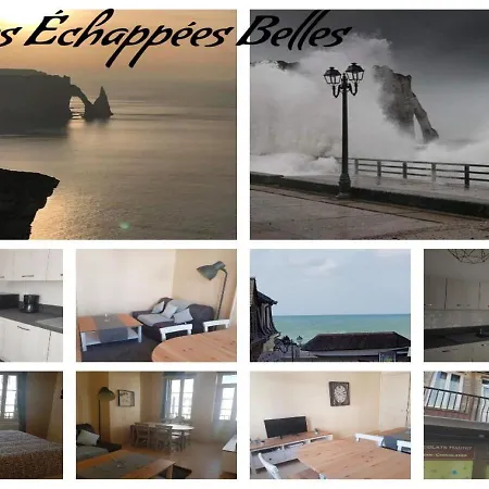 Appartement Les Echapées belles à Étretat Chambre photo